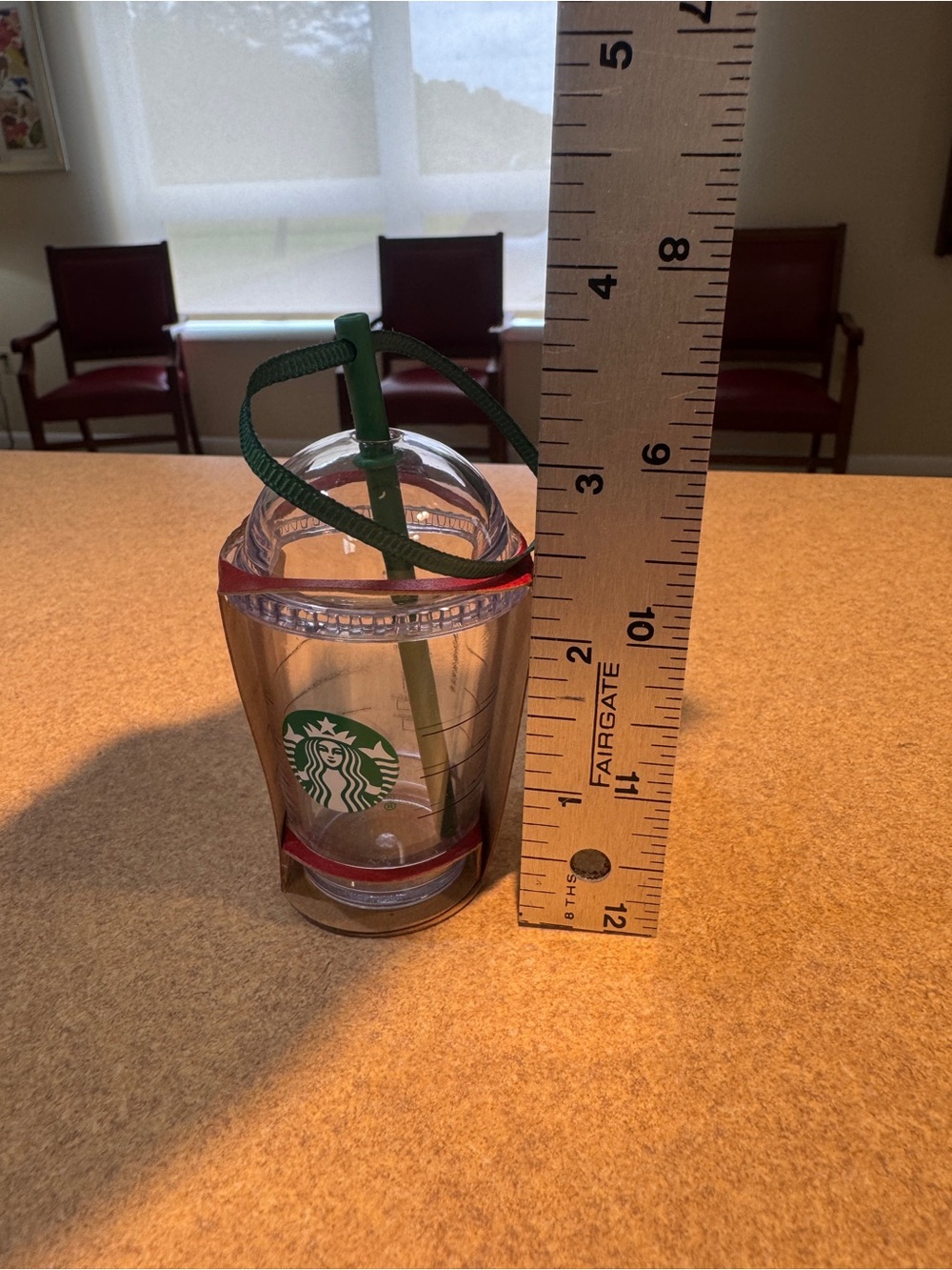 Starbucks Frappuccino Holiday Ornament Plastic